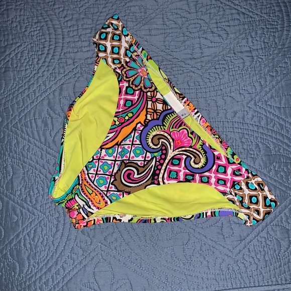 Trina Turk Hipster Bikini Bottom Multicolor Size 8 - Picture 2 of 6